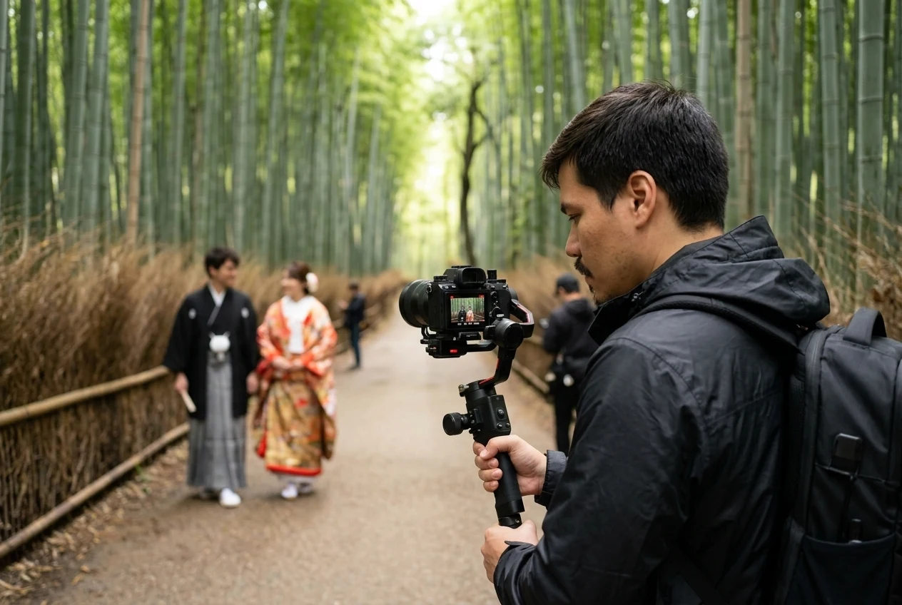 Bastidores de gravação no Japão com Naum Almeida