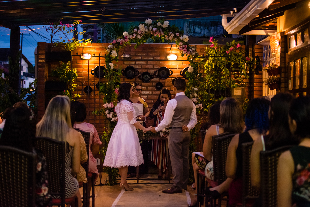 Casamentos - Alyne e Tiago | Casamento - Restaurante Nossa Casa - Santarém, PA.
