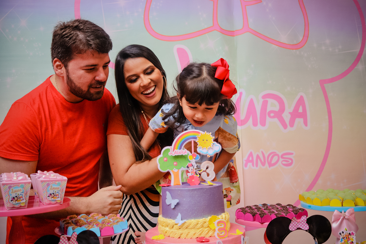 Festa Infantil - Laura 3 anos | Festa Infantil - Pizzaria Massabor -