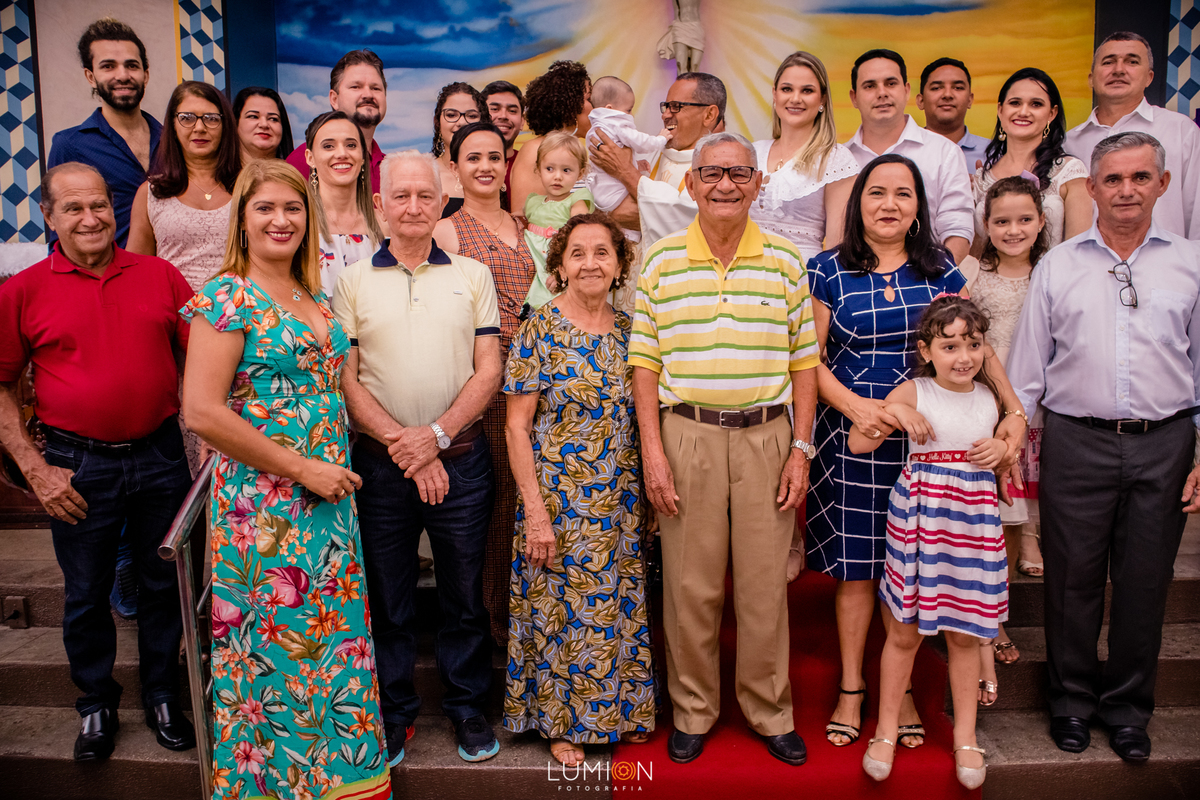 Família - Batizado Arthur | Batizado Católico - Santarém - Pará