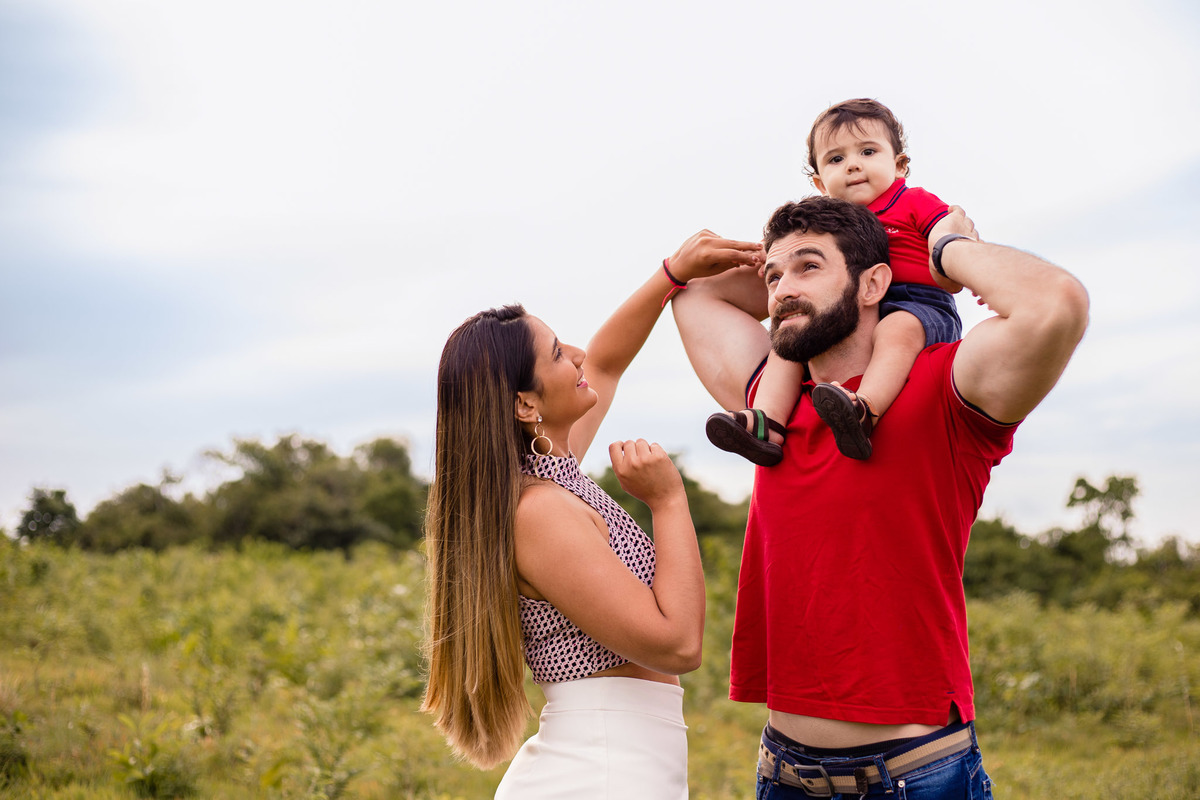 Família - 1 ano do Felipe | Ensaio Família -