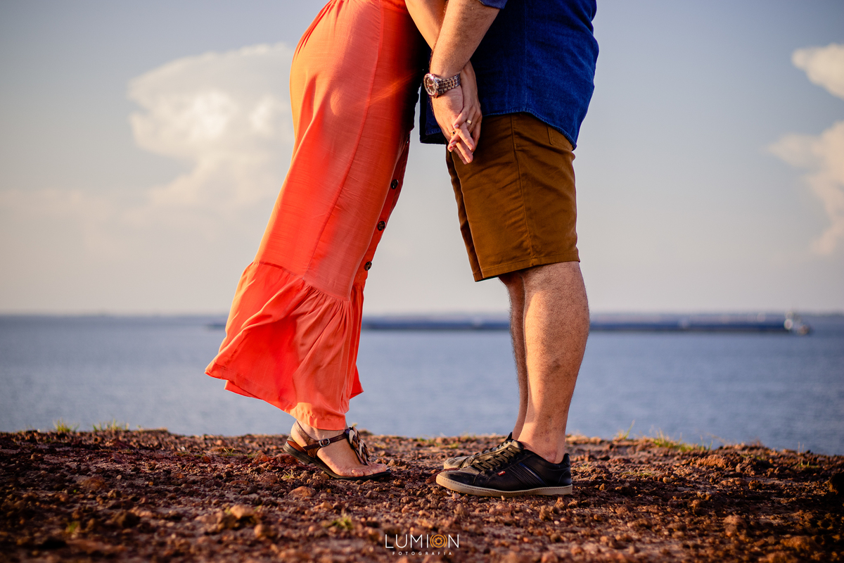 Casal - Milena e Gleyson | Ensaio Pré wedding - Praia do Maracanã - Santarém - Pará