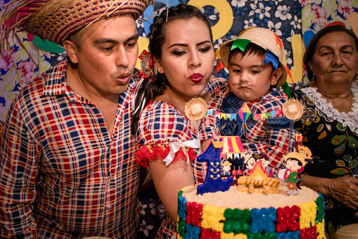 Festa Infantil - Adriel 1 ano | Festa Infatil - Churrascaria Prazeres da Mesa - Santarém, Pará