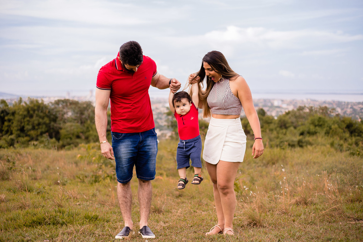 Família - 1 ano do Felipe | Ensaio Família -