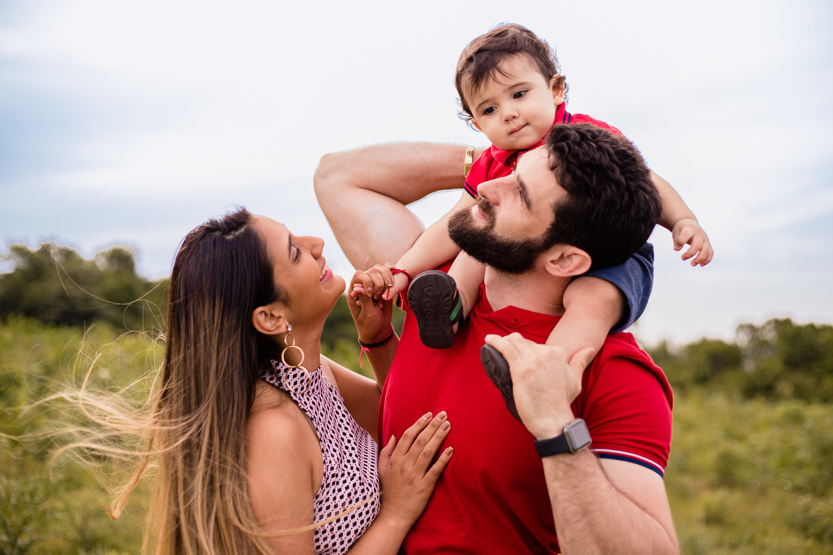 Família - 1 ano do Felipe | Ensaio Família -