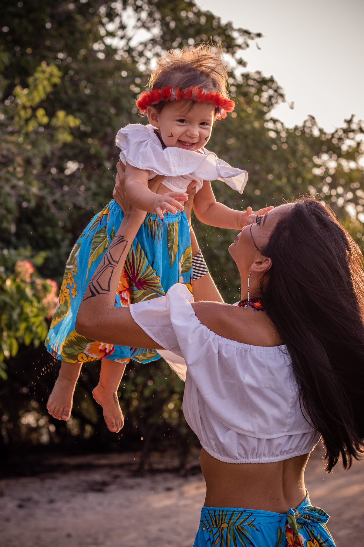 Família - Larissa e Jawara | Ensaio família - Alter do Chão - Santarém - Pará