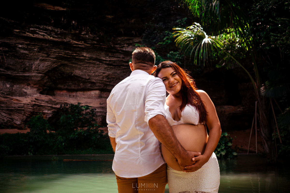 Gestantes - Mírian e Nilson | Gestantes - Chácara das Cavernas - Rurópolis, Pará