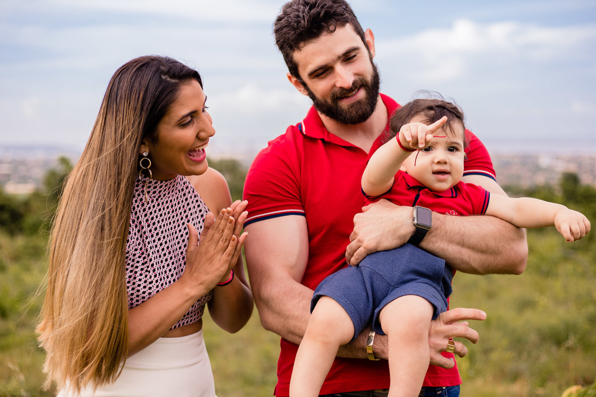Família - 1 ano do Felipe | Ensaio Família -