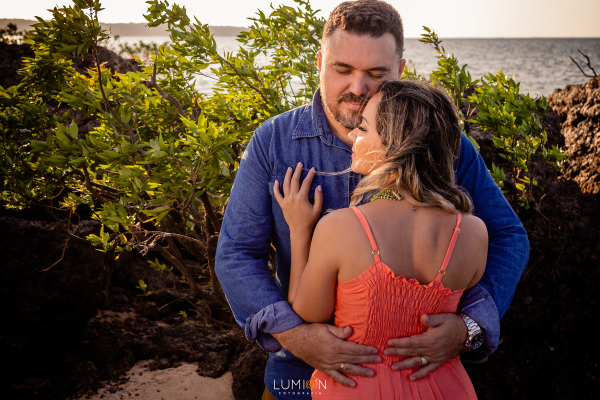 Casal - Milena e Gleyson | Ensaio Pré wedding - Praia do Maracanã - Santarém - Pará