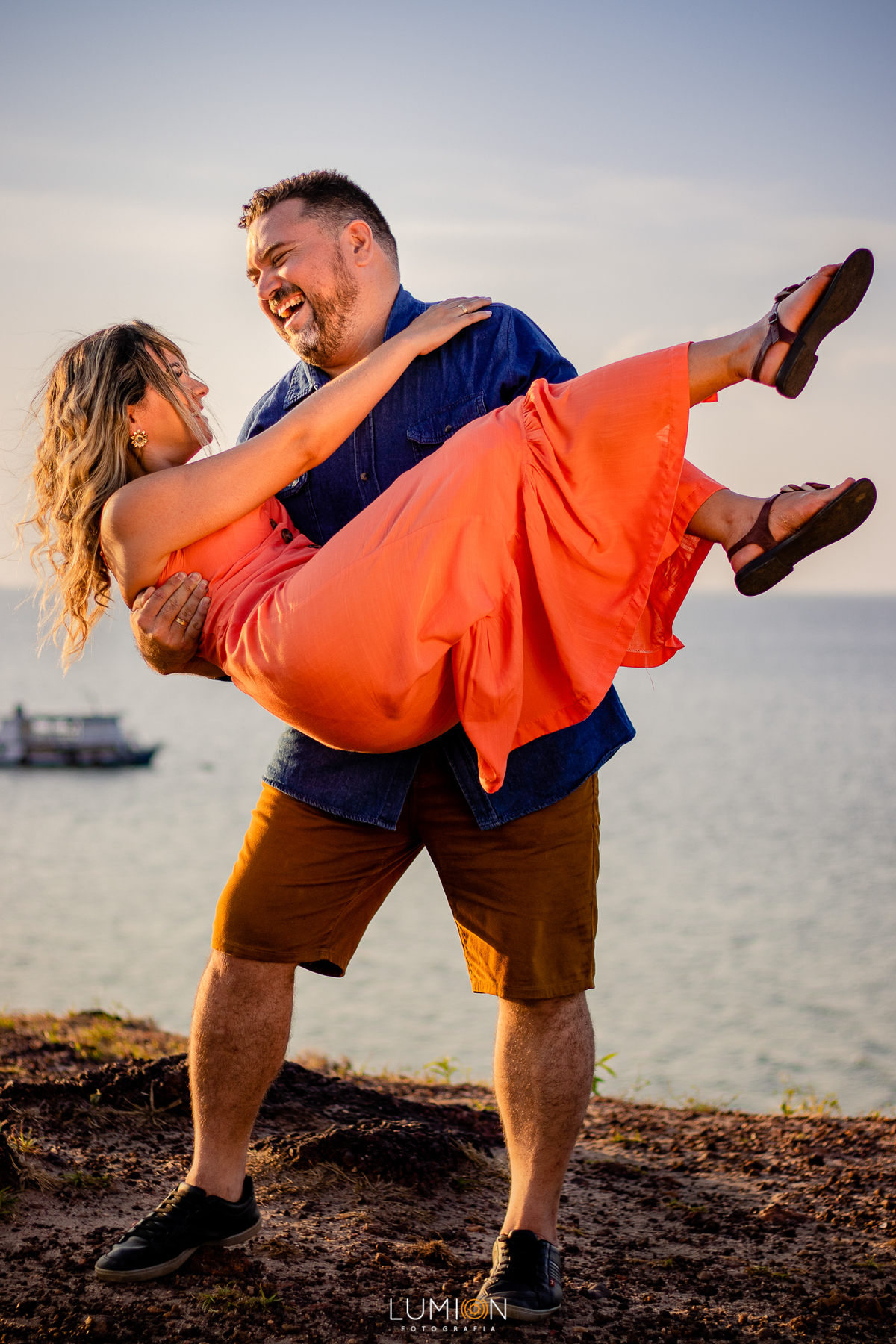 Casal - Milena e Gleyson | Ensaio Pré wedding - Praia do Maracanã - Santarém - Pará