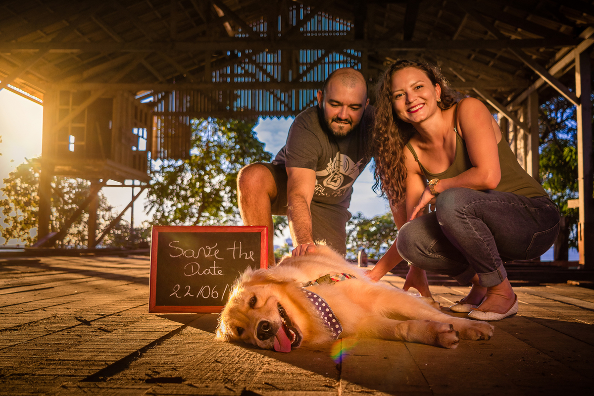 Casal - Diane e Fábio | Ensaio Pré-wedding - Ufopa Tapajós - Santarém, Pará