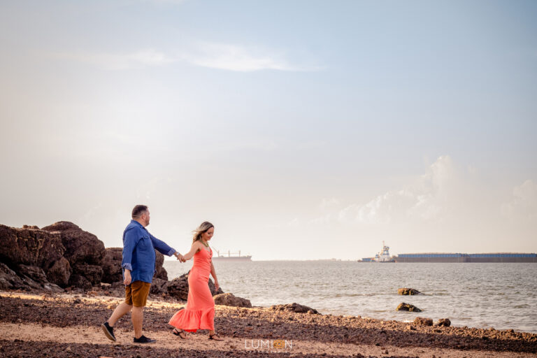 Casal – Milena e Gleyson | Ensaio Pré wedding – Praia do Maracanã – Santarém – Pará