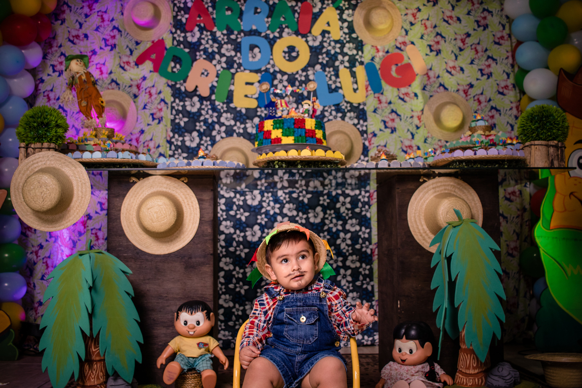 Festa Infantil - Adriel 1 ano | Festa Infatil - Churrascaria Prazeres da Mesa - Santarém, Pará