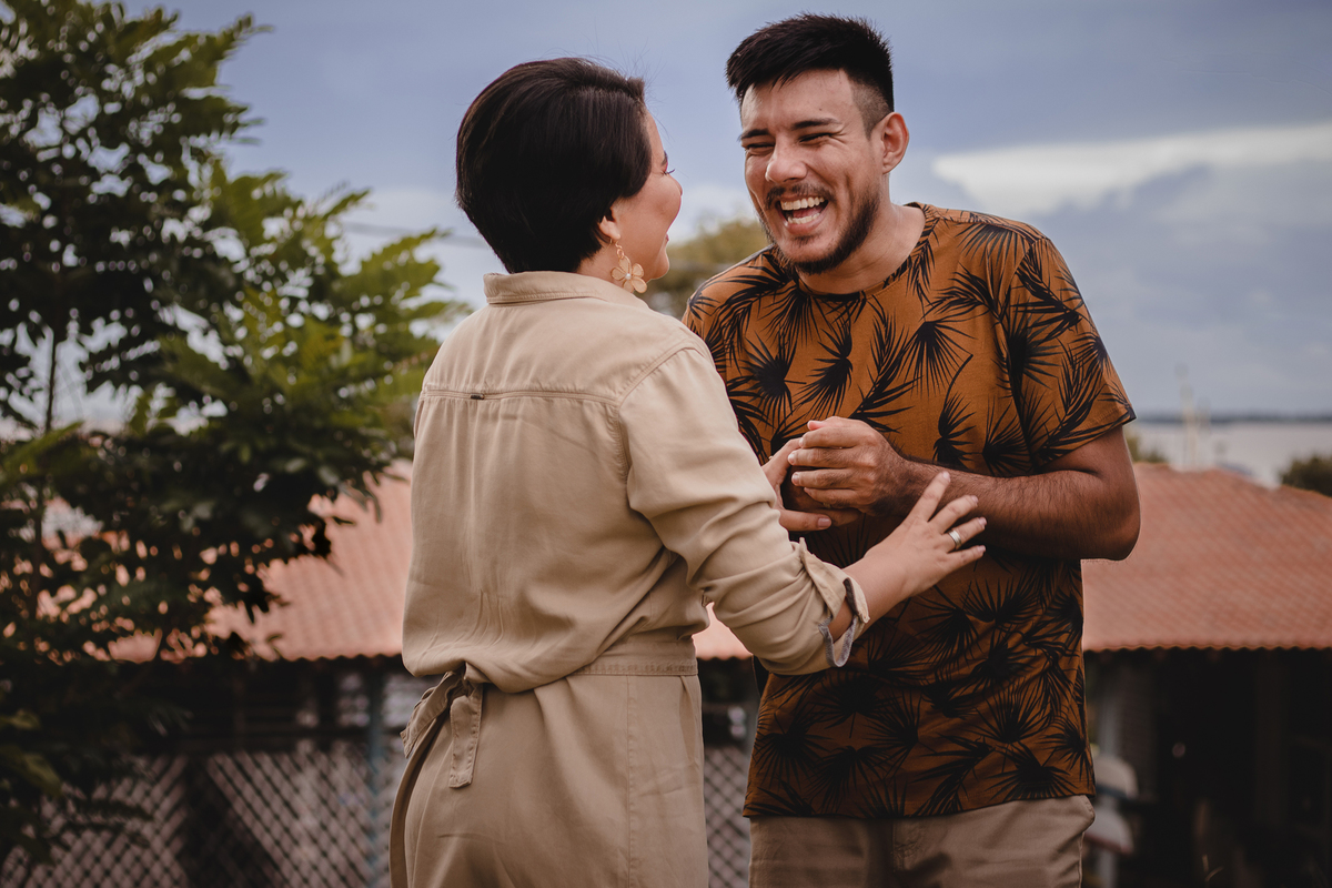 Casal - Thaty e Dailson | Ensaio Pré-wedding - Ufopa Tapajós - Santarém, Pará