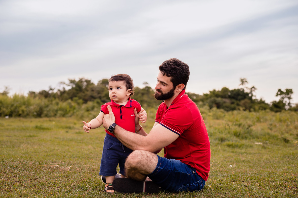 Família - 1 ano do Felipe | Ensaio Família -