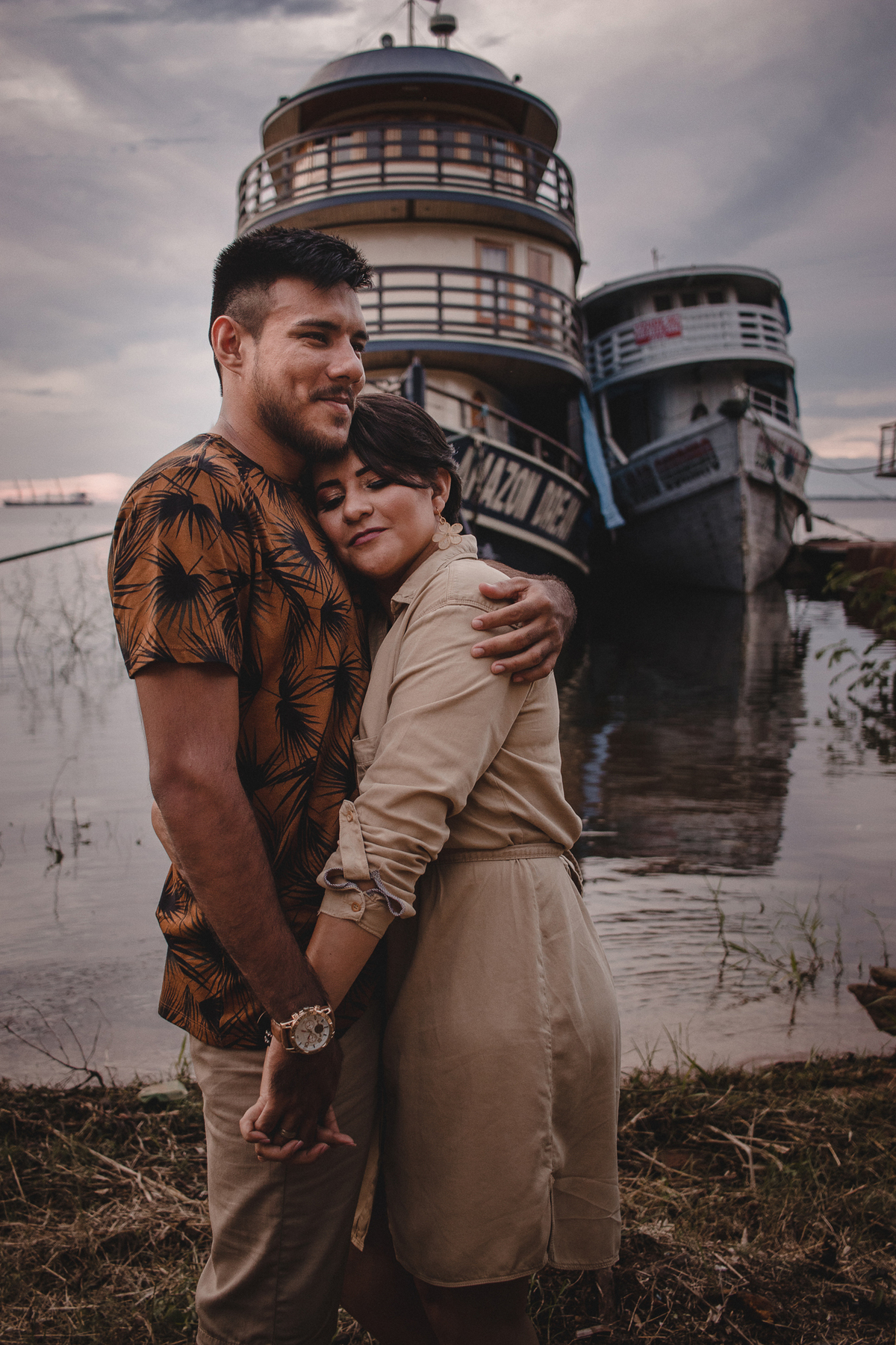 Casal - Thaty e Dailson | Ensaio Pré-wedding - Ufopa Tapajós - Santarém, Pará