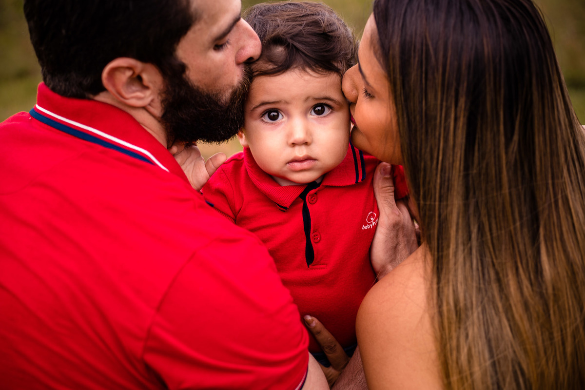Família - 1 ano do Felipe | Ensaio Família -
