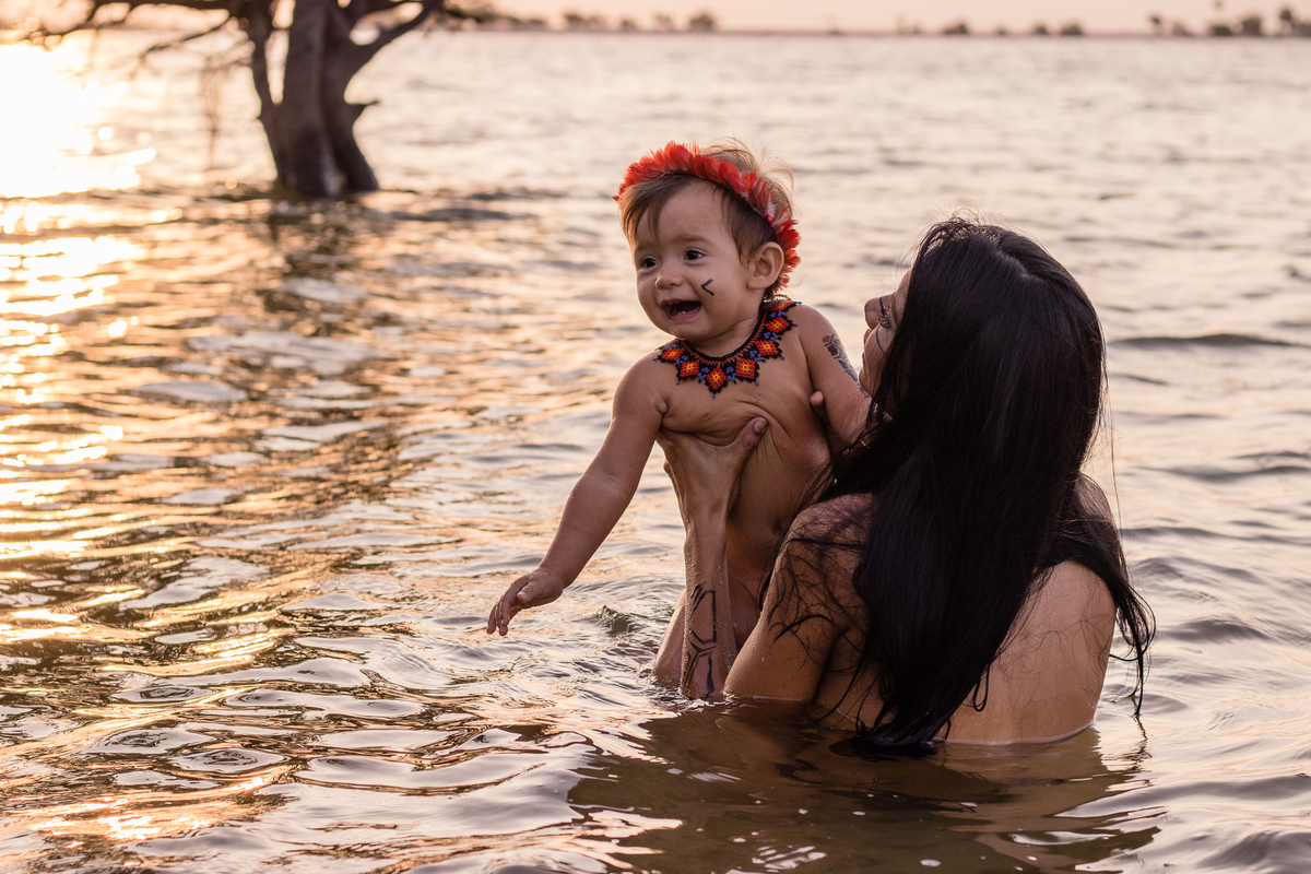 Família - Larissa e Jawara | Ensaio família - Alter do Chão - Santarém - Pará