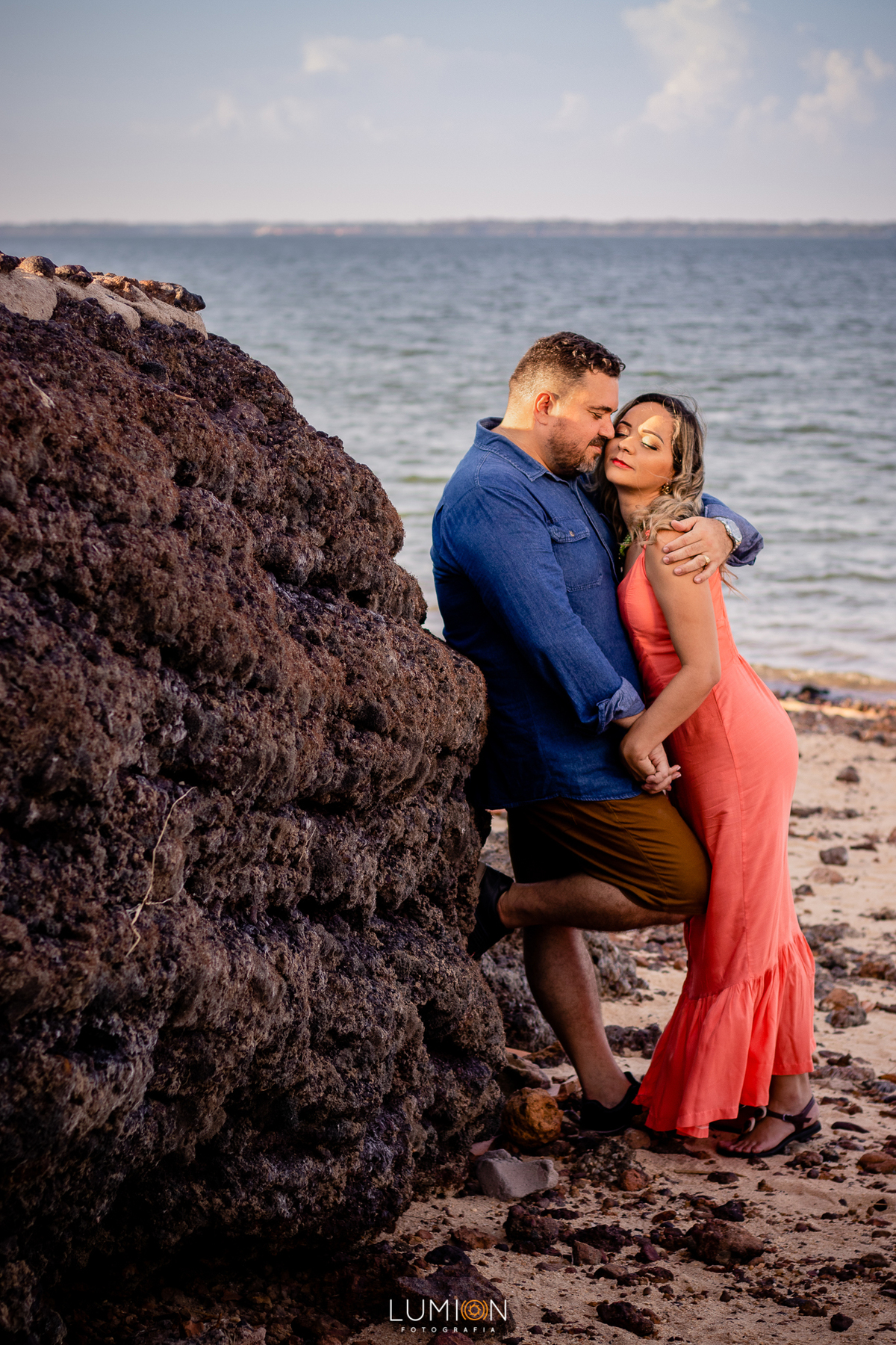 Casal - Milena e Gleyson | Ensaio Pré wedding - Praia do Maracanã - Santarém - Pará
