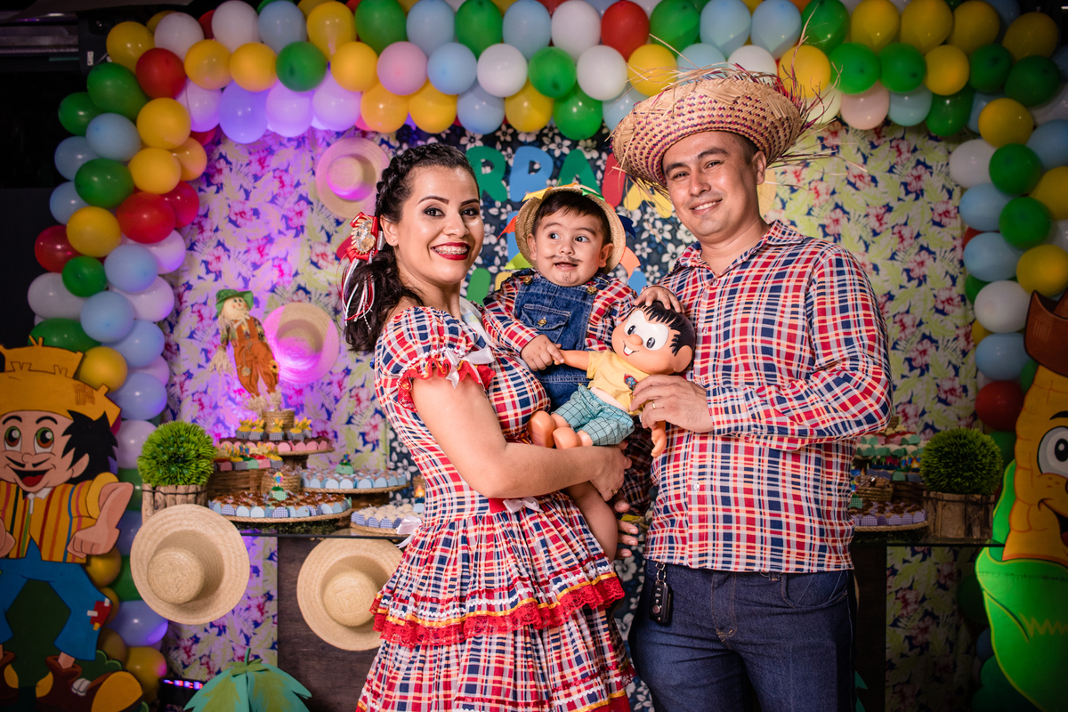 Festa Infantil - Adriel 1 ano | Festa Infatil - Churrascaria Prazeres da Mesa - Santarém, Pará