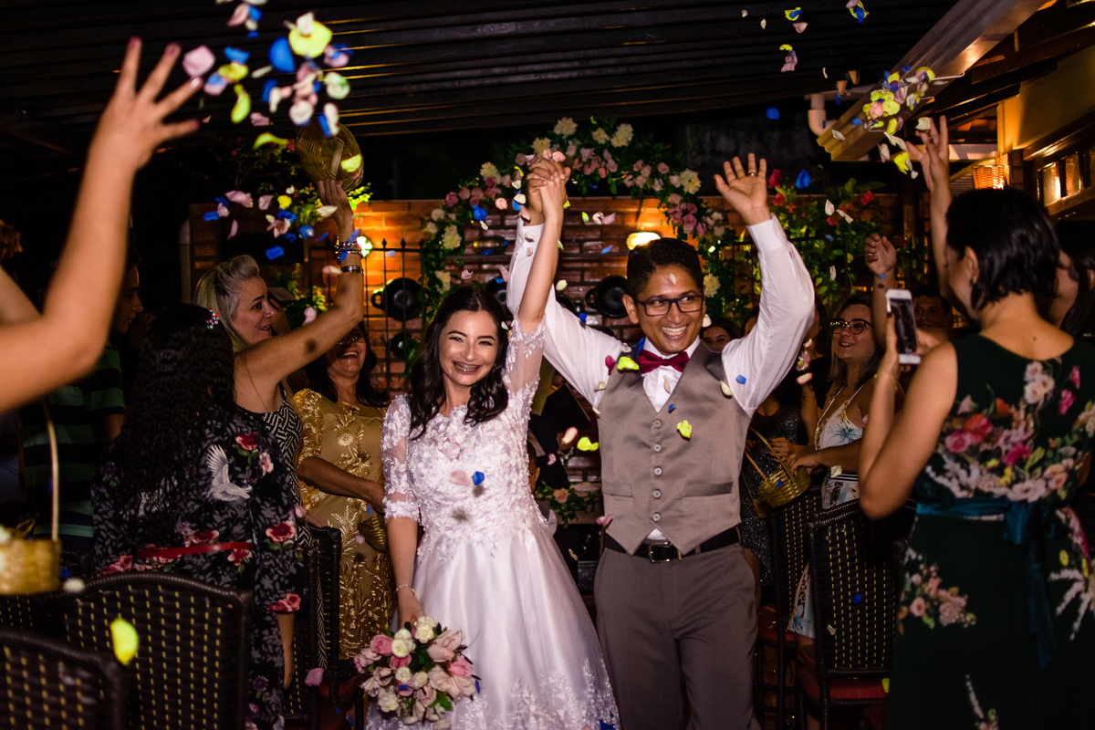 Casamentos - Alyne e Tiago | Casamento - Restaurante Nossa Casa - Santarém, PA.