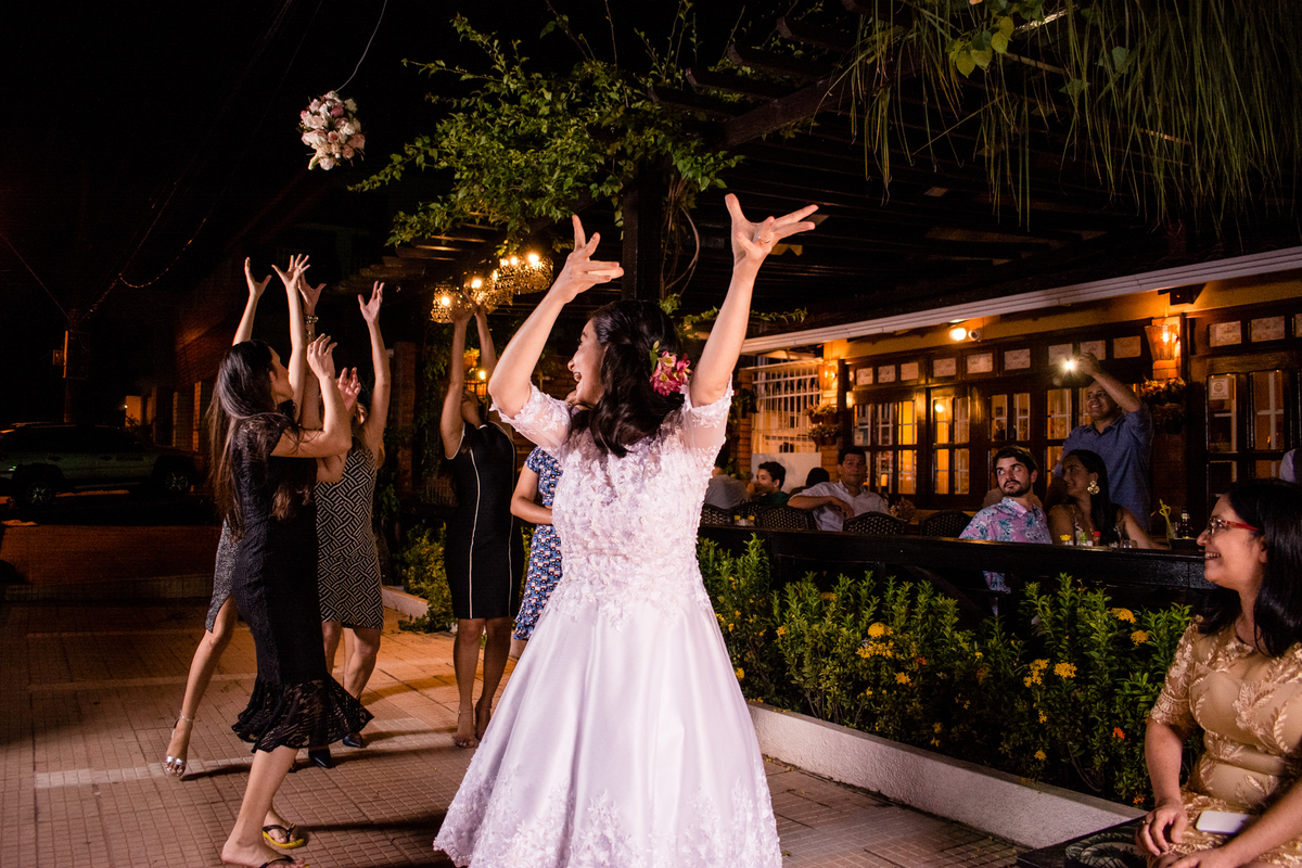 Casamentos - Alyne e Tiago | Casamento - Restaurante Nossa Casa - Santarém, PA.